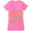 Ladies' Jersey Short-Sleeve Deep V-Neck T-Shirt Thumbnail