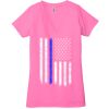 Ladies' Jersey Short-Sleeve Deep V-Neck T-Shirt Thumbnail