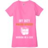 Ladies' Jersey Short-Sleeve Deep V-Neck T-Shirt Thumbnail