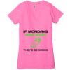 Ladies' Jersey Short-Sleeve Deep V-Neck T-Shirt Thumbnail
