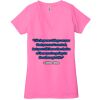 Ladies' Jersey Short-Sleeve Deep V-Neck T-Shirt Thumbnail