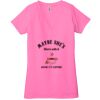 Ladies' Jersey Short-Sleeve Deep V-Neck T-Shirt Thumbnail