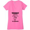 Ladies' Jersey Short-Sleeve Deep V-Neck T-Shirt Thumbnail