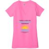 Ladies' Jersey Short-Sleeve Deep V-Neck T-Shirt Thumbnail