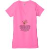 Ladies' Jersey Short-Sleeve Deep V-Neck T-Shirt Thumbnail