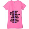 Ladies' Jersey Short-Sleeve Deep V-Neck T-Shirt Thumbnail