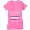 Ladies' Jersey Short-Sleeve Deep V-Neck T-Shirt Thumbnail