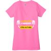 Ladies' Jersey Short-Sleeve Deep V-Neck T-Shirt Thumbnail