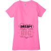 Ladies' Jersey Short-Sleeve Deep V-Neck T-Shirt Thumbnail