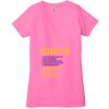 Ladies' Jersey Short-Sleeve Deep V-Neck T-Shirt Thumbnail