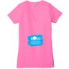 Ladies' Jersey Short-Sleeve Deep V-Neck T-Shirt Thumbnail