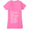 Ladies' Jersey Short-Sleeve Deep V-Neck T-Shirt Thumbnail