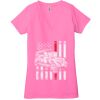 Ladies' Jersey Short-Sleeve Deep V-Neck T-Shirt Thumbnail