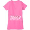Ladies' Jersey Short-Sleeve Deep V-Neck T-Shirt Thumbnail