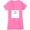 Ladies' Jersey Short-Sleeve Deep V-Neck T-Shirt Thumbnail