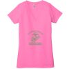 Ladies' Jersey Short-Sleeve Deep V-Neck T-Shirt Thumbnail