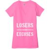 Ladies' Jersey Short-Sleeve Deep V-Neck T-Shirt Thumbnail