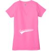 Ladies' Jersey Short-Sleeve Deep V-Neck T-Shirt Thumbnail