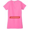 Ladies' Jersey Short-Sleeve Deep V-Neck T-Shirt Thumbnail