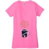 Ladies' Jersey Short-Sleeve Deep V-Neck T-Shirt Thumbnail
