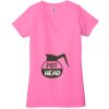 Ladies' Jersey Short-Sleeve Deep V-Neck T-Shirt Thumbnail