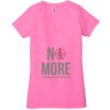 Ladies' Jersey Short-Sleeve Deep V-Neck T-Shirt Thumbnail