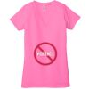 Ladies' Jersey Short-Sleeve Deep V-Neck T-Shirt Thumbnail