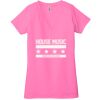 Ladies' Jersey Short-Sleeve Deep V-Neck T-Shirt Thumbnail