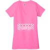 Ladies' Jersey Short-Sleeve Deep V-Neck T-Shirt Thumbnail