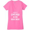 Ladies' Jersey Short-Sleeve Deep V-Neck T-Shirt Thumbnail