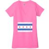 Ladies' Jersey Short-Sleeve Deep V-Neck T-Shirt Thumbnail
