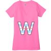 Ladies' Jersey Short-Sleeve Deep V-Neck T-Shirt Thumbnail