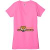 Ladies' Jersey Short-Sleeve Deep V-Neck T-Shirt Thumbnail