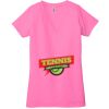 Ladies' Jersey Short-Sleeve Deep V-Neck T-Shirt Thumbnail