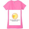 Ladies' Jersey Short-Sleeve Deep V-Neck T-Shirt Thumbnail