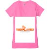 Ladies' Jersey Short-Sleeve Deep V-Neck T-Shirt Thumbnail
