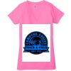 Ladies' Jersey Short-Sleeve Deep V-Neck T-Shirt Thumbnail
