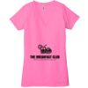 Ladies' Jersey Short-Sleeve Deep V-Neck T-Shirt Thumbnail