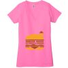 Ladies' Jersey Short-Sleeve Deep V-Neck T-Shirt Thumbnail
