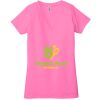 Ladies' Jersey Short-Sleeve Deep V-Neck T-Shirt Thumbnail