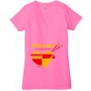 Ladies' Jersey Short-Sleeve Deep V-Neck T-Shirt Thumbnail