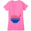 Ladies' Jersey Short-Sleeve Deep V-Neck T-Shirt Thumbnail