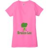 Ladies' Jersey Short-Sleeve Deep V-Neck T-Shirt Thumbnail