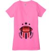 Ladies' Jersey Short-Sleeve Deep V-Neck T-Shirt Thumbnail