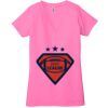 Ladies' Jersey Short-Sleeve Deep V-Neck T-Shirt Thumbnail