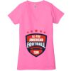 Ladies' Jersey Short-Sleeve Deep V-Neck T-Shirt Thumbnail