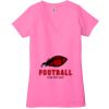Ladies' Jersey Short-Sleeve Deep V-Neck T-Shirt Thumbnail