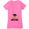 Ladies' Jersey Short-Sleeve Deep V-Neck T-Shirt Thumbnail