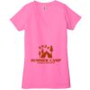 Ladies' Jersey Short-Sleeve Deep V-Neck T-Shirt Thumbnail