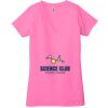 Ladies' Jersey Short-Sleeve Deep V-Neck T-Shirt Thumbnail
